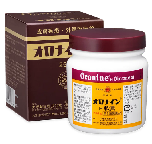 大塚製薬 日本製 直送 オロナインH軟膏 大ボトル 250g (市場では一般的に100g販売されており、これは大きいサイズです)