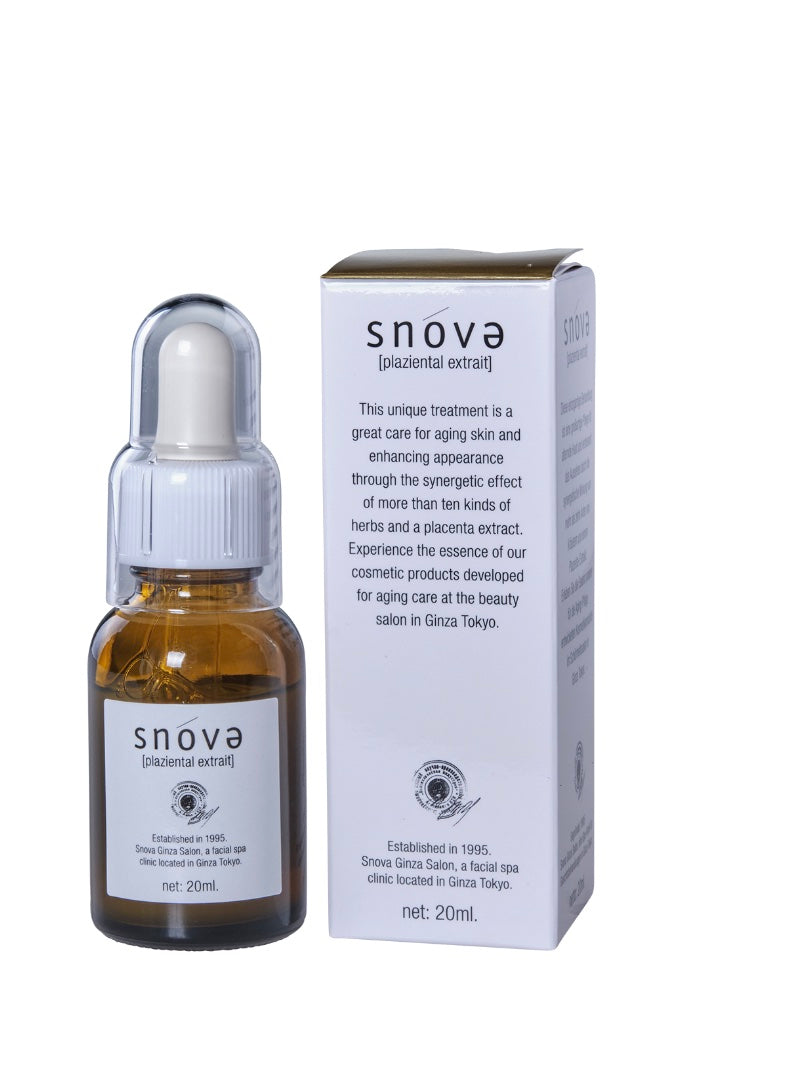 Snova - 日本絲若雪胎盤素逆齡亮白精華液第3代 20ml